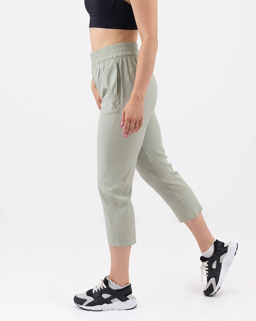 VEVAwear Casual Capri Pants Menthol Green – product detail