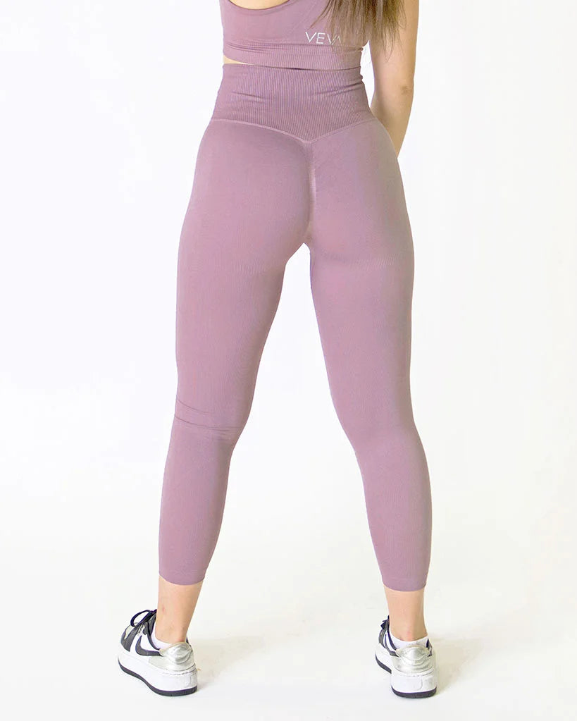 VEVAwear Confident Leggings Vintage Pink – close-up detail