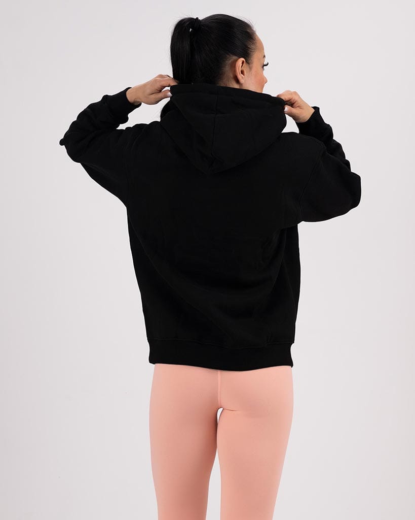 VEVAwear Soft Hoodie Mighty Black – side view