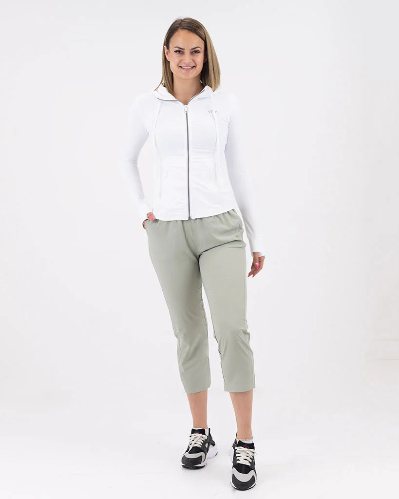 VEVAwear Casual Capri Pants Menthol Green – product detail